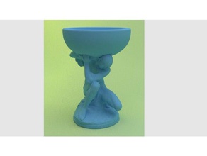 atlas sculptures atlante bowl god greece sculpture 3d print model - Mito3D