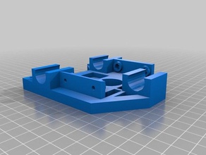 x axis hold e3d reprap mendel 3d printer parts 3d print model - Mito3D