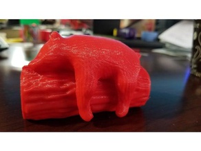 l'ours sommeil animaux 3d print model - Mito3D