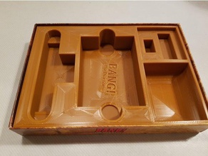 bang zar oyunu + eski salon kutusu yerleştirin oyunlar boardgame masa üstü 3d print model - Mito3D