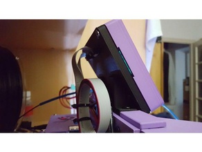 am8 bottom case full graphic smart lcd controller 3d printer parts bracket 3d print model - Mito3D