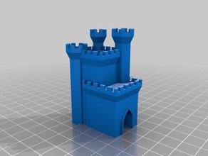 castle buildings & structures customized 3d print model - Mito3D