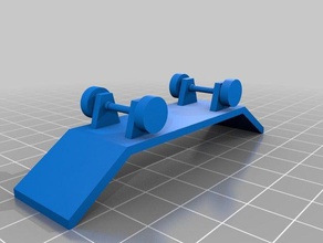 voll funktionsfähige 3d-gedruckten skateboard mini mechanische Spielzeuge 3d print model - Mito3D