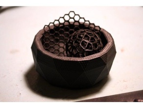 simple low poly bowl decor 3d print model - Mito3D