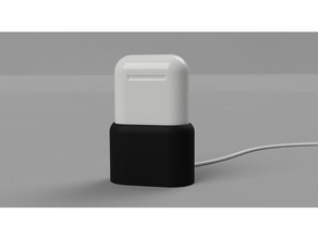 airpods dock mobile phone apple charging stand 3d print model - Mito3D
