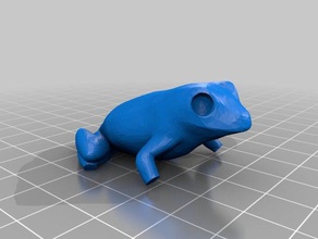 separate Füße Augen Baum-Frosch Tiere 3d print model - Mito3D
