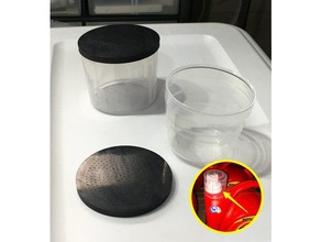 upcycle shaker disseccante contenitore forniture di famiglia animale repellente cap l'essiccante titolare detersivo per bucato pot-pourri saliera snap fit spice jar marea 3d print model - Mito3D