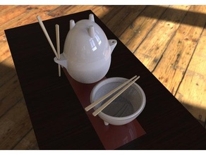 vessel china food kitchen & dining anime ceramic design designproduct kittchen 3d print model - Mito3D