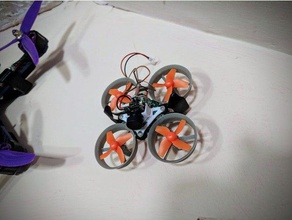 quad & whoop gancio a parete r c i veicoli drone fpv furibee f36 inductrix quadcopter tinywhoop piccolo grido 3d print model - Mito3D