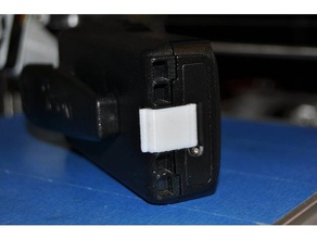 icom ic-v80 radio - battery clip 3d printing 3d print model - Mito3D