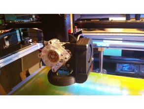 e3d yüksek akış fan kefen aero 3d yazıcı ekstruder 175 3mm blower hotend titan alanında kanalı 3d print model - Mito3D