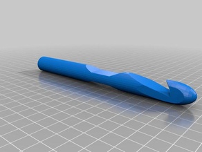 meine angepasste parametrische häkeln hook3 Kunst-tools kundengebundene 3d print model - Mito3D