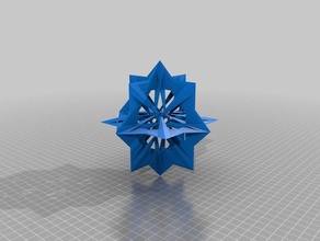blockscadsnowflake 3d printing 3d print model - Mito3D