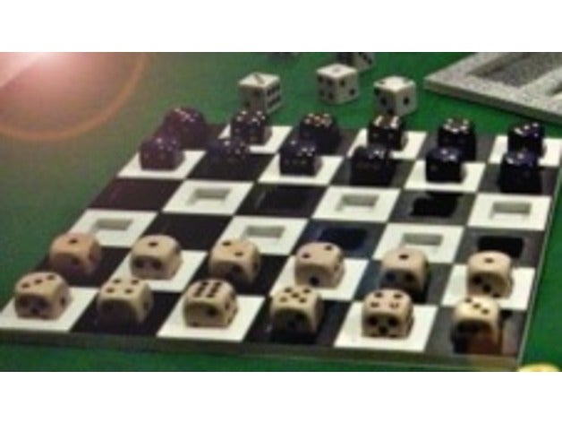 cube d'échecs les échecs jeu de plateau des jeux société stratergy jouet jouets 3D print model - Mito3D
