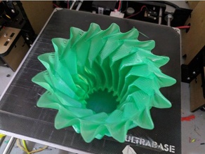 wiggly vase math art 3d print model - Mito3D