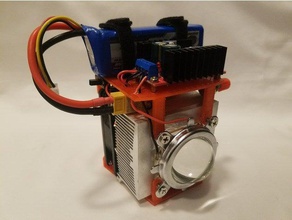 mini projektör araçlar led ışık fotoğrafçılık 3d print model - Mito3D