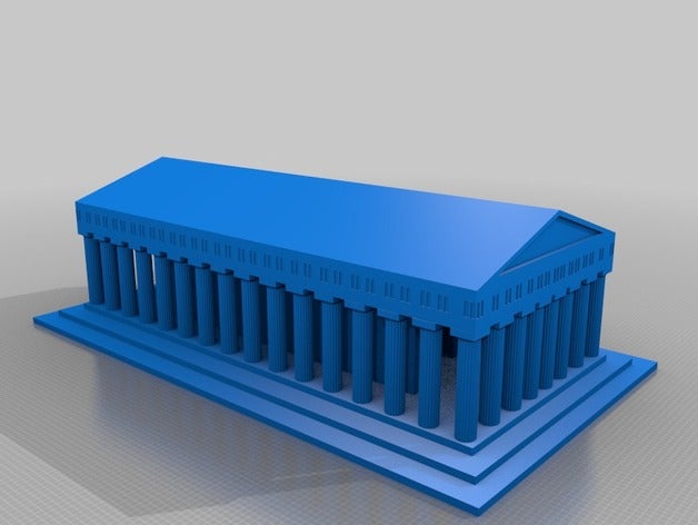 partenone di apprendimento 3D print model - Mito3D