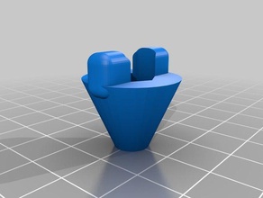 universal toilet seat retaining nut bathroom 3d print model - Mito3D