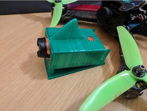 gerçek drone kamera montaj 2 runcam r c araçlar açılı monte edin drones freestyle yarış durumda tutucu koruması lumenier skitzo mechagyver fotoğraf rc runcam2 3d print model - Mito3D
