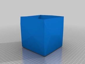 arrugas en el tejido de la tapa caja los contenedores clumpled arrugado pañuelos papel 3d print model - Mito3D