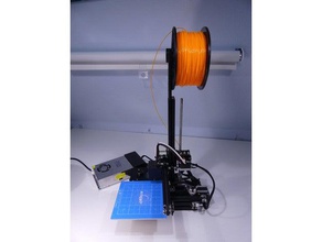 creality ender 2 - Faden-Halter-extender 3d Drucker Zubehör ender2 filament spool holder 3d print model - Mito3D