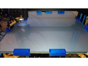 creality3d cr - 10 oem glas-klemmfix 3d printer accessories cr-10 glasholder klemmfix 3d print model - Mito3D