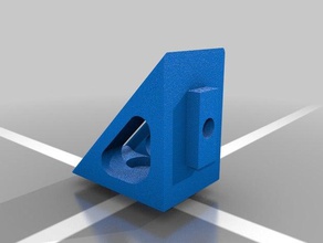 tronxy x3 2020 corner brackets 3d printing bracket angle 3d print model - Mito3D