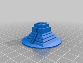lost city z pyramid game piece games 3d print model - Mito3D