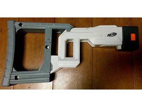 nerf regurator-stock di parti estese giochi e giocattoli mod 3d print model - Mito3D