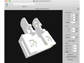 t-rex formbot artikuliert-Kabel-Behälter-mount-re-mix 3d Drucker Zubehör 3d print model - Mito3D