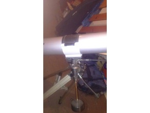 120mm newtonian telescope mount sport & outdoors bracket repair 3d print model - Mito3D