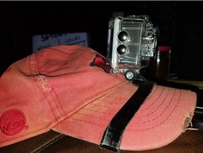 lopro gopro chapéu de montagem câmera a idpa ipsc uspsa 3d print model - Mito3D