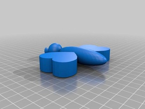 nur borboleta de impressão A 3d 3d print model - Mito3D