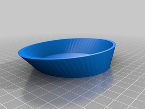 deep dish flat bowl containers 3d print model - Mito3D
