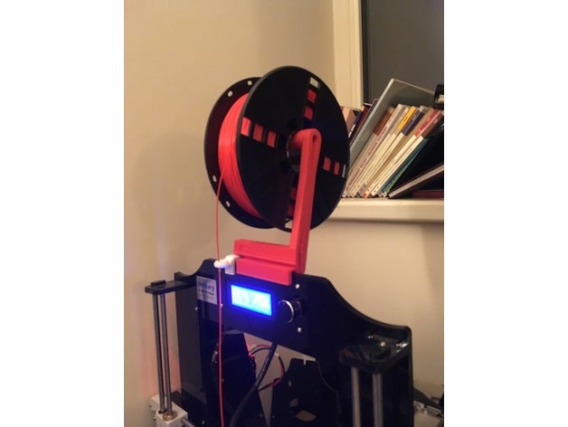 adaptador m508 - prusa i3 mk2 spool titular Impressora 3d acessórios 3D print model - Mito3D