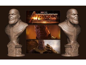 thanos avengers infinity war versión La impresión en 3d 3d print model - Mito3D