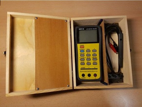 caixa de madeira modificação multímetro eletrônica 3d print model - Mito3D