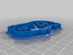 dondolando cookie cutter famiglia gravity falls 3d print model - Mito3D