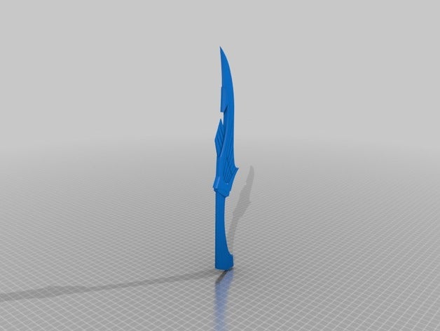 elven punhal elder scrolls v skyrim adereços em skyrim, o 3D print model - Mito3D