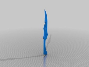 elven dagger elder scrolls v skyrim props 3d print model - Mito3D