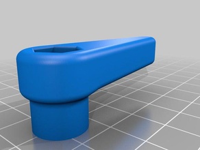 m6 handle diy 3d print model - Mito3D