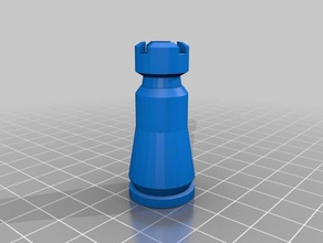 satranc kale 3d printing satran tak m chess pieces set kalesi 3d print model - Mito3D