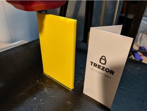 bitcoin ethereum cryptocurrency trezor seed vault computer crypto 3d print model - Mito3D