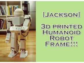 eunchan 3d printed humanoid robot hobby ax12 control happy maker motion robotis things 3d print model - Mito3D