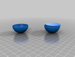katelyns hollow sphere 3d printing stl 3d print model - Mito3D