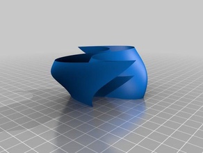 curvy pot kaplar kalem tutucu 3d print model - Mito3D