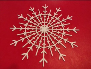 blockscadsnowflake iva 3d-drucken 3d print model - Mito3D