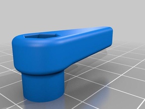 m4 handle diy nut 3d print model - Mito3D