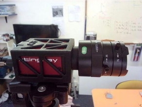 stingray f046c di base per treppiede la robotica fotocamera montaggio videocamera robocup 3d print model - Mito3D