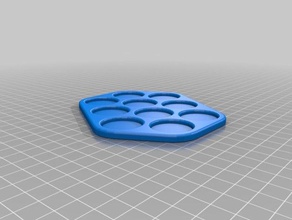 x10 25mm base movement tray games bases 3d print model - Mito3D